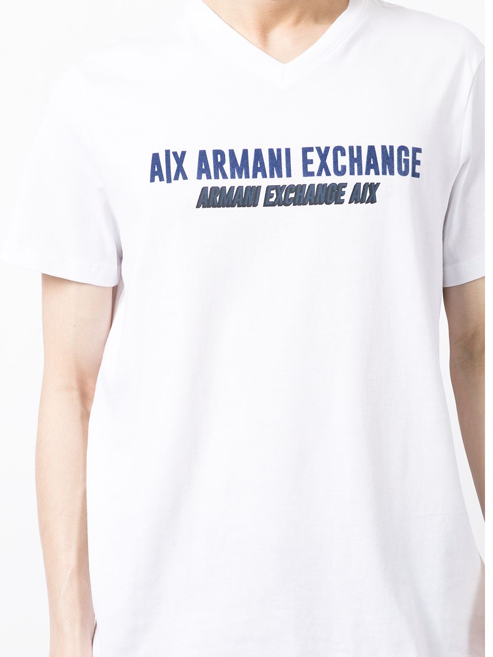 фото Armani exchange футболка с логотипом