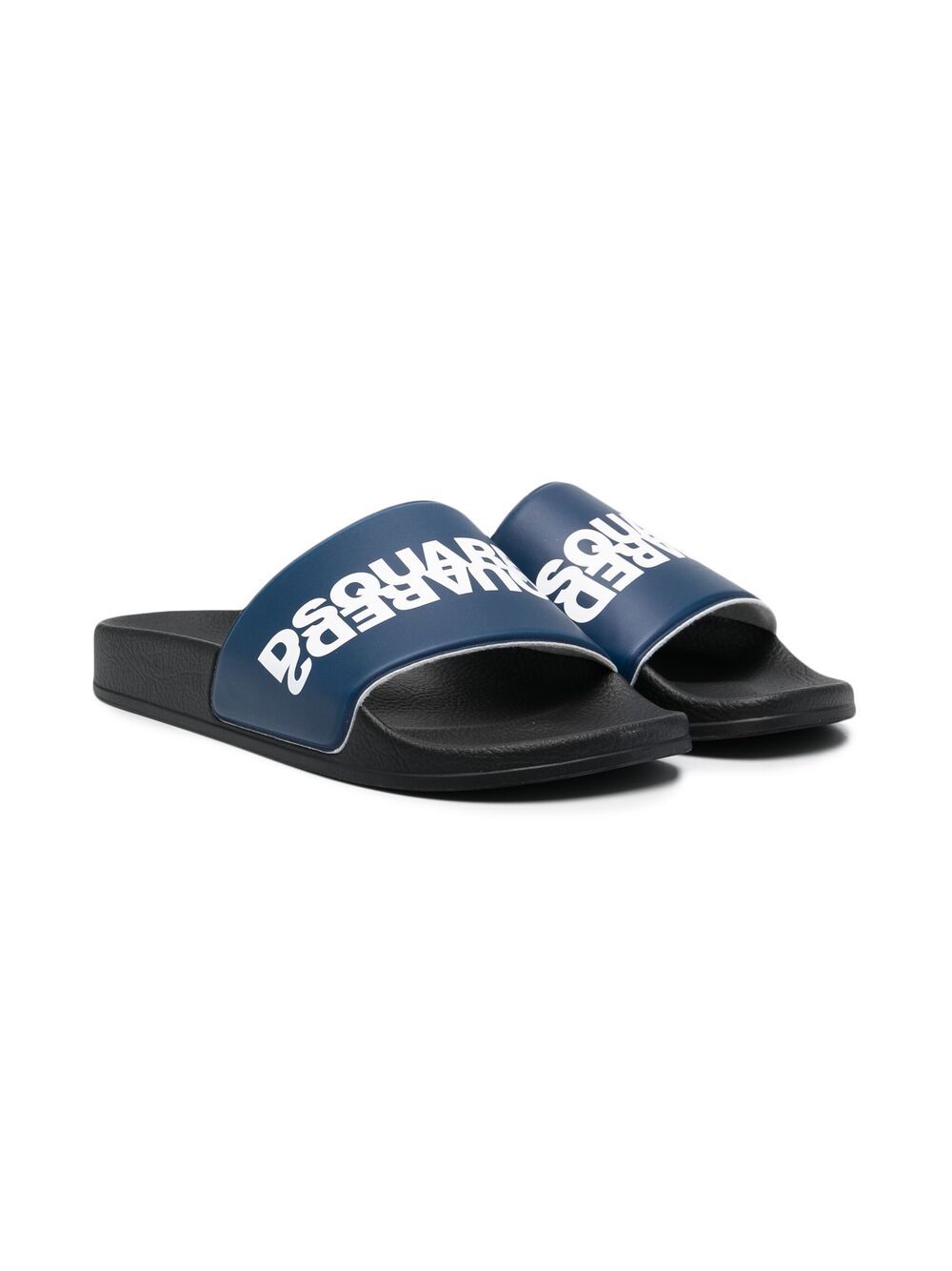 DSQUARED2 TEEN LOGO-PRINT SLIDES