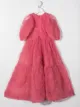 Image 2 of Caroline Bosmans tulle-overlay tiered dress