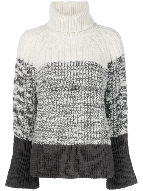 3.1 Phillip Lim ribbed-knit roll-neck jumper