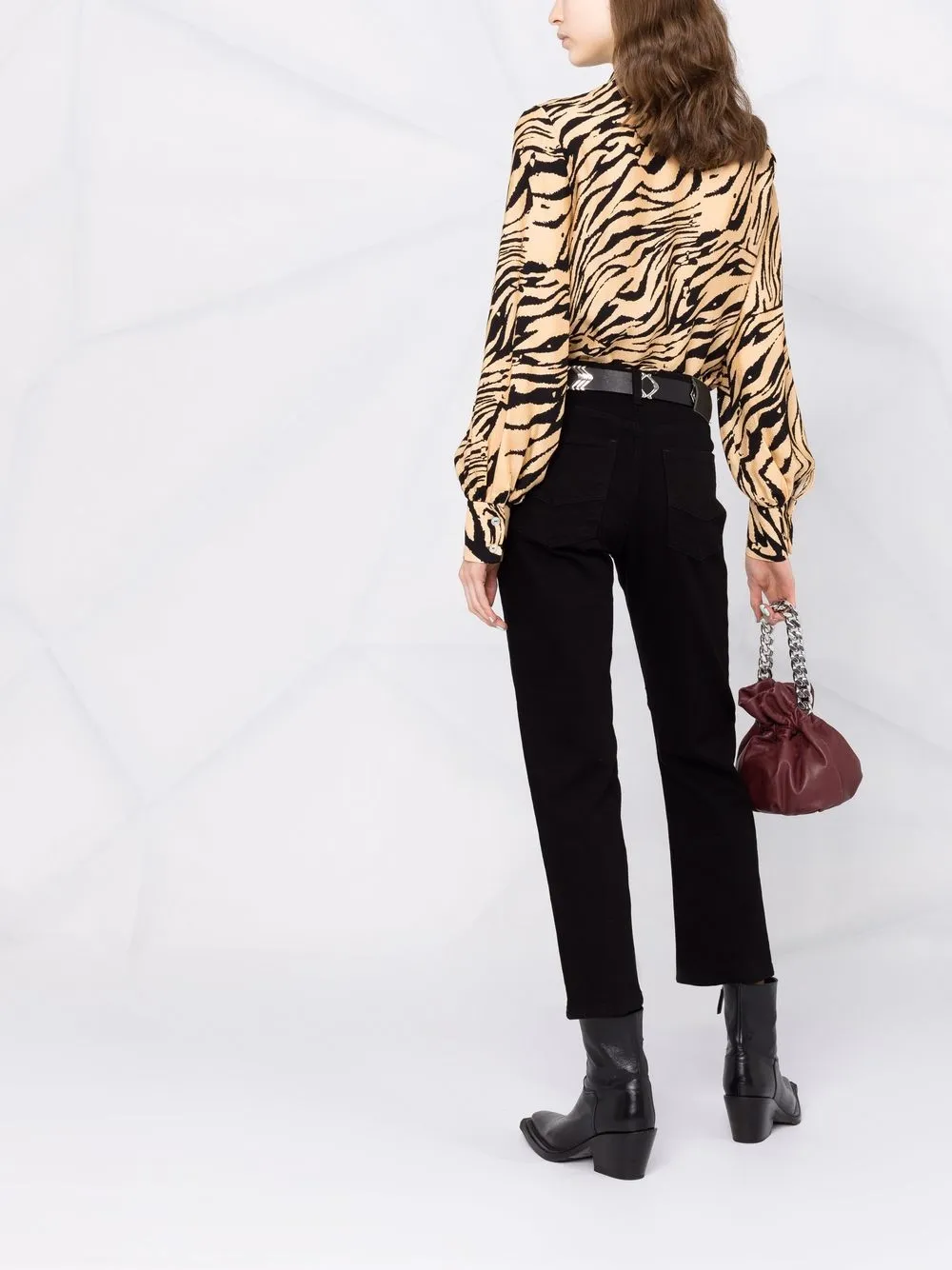 фото Zadig&voltaire прямые джинсы с завышенной талией