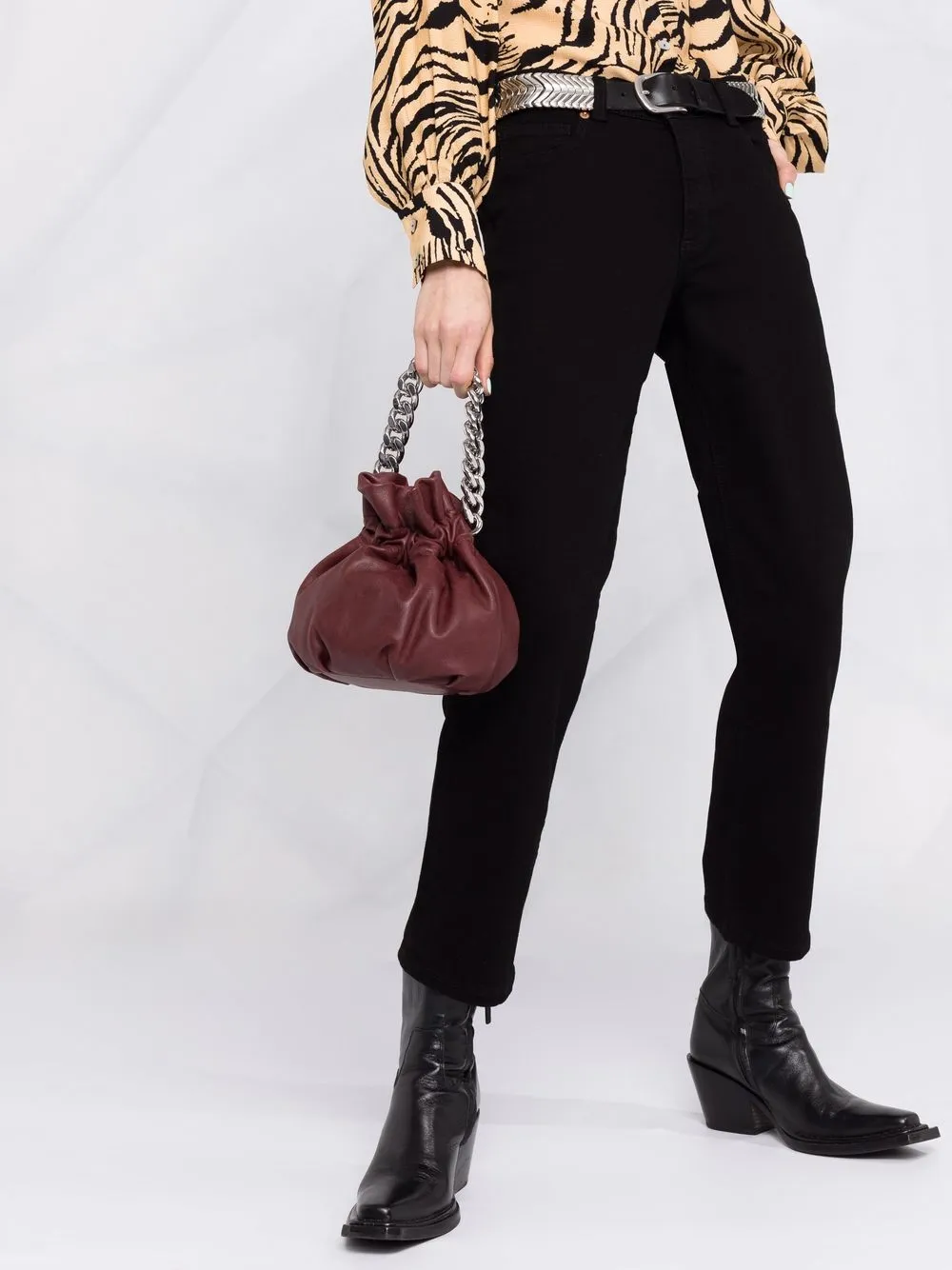 фото Zadig&voltaire прямые джинсы с завышенной талией