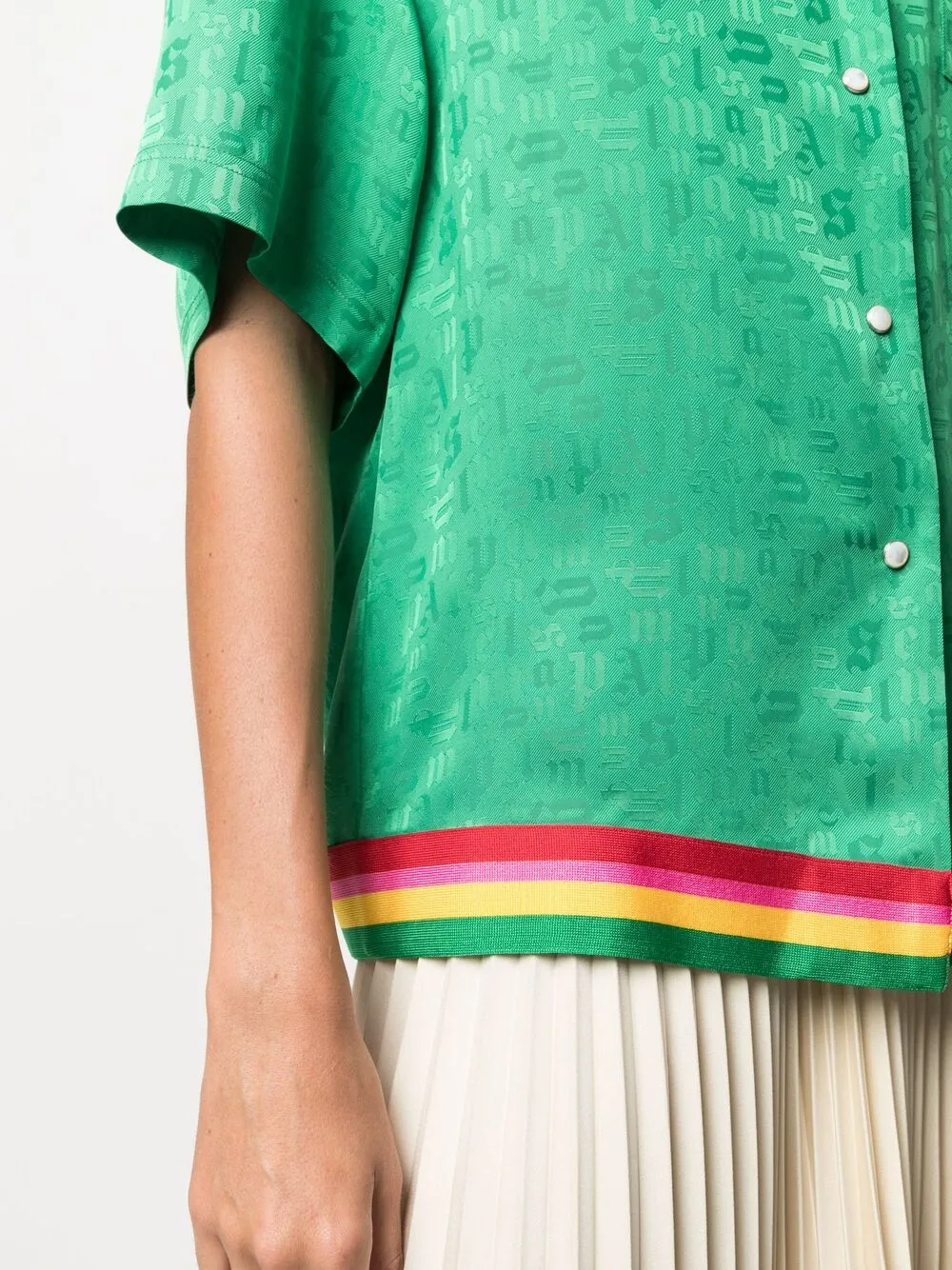 Palm Angels Button-up blouse Groen