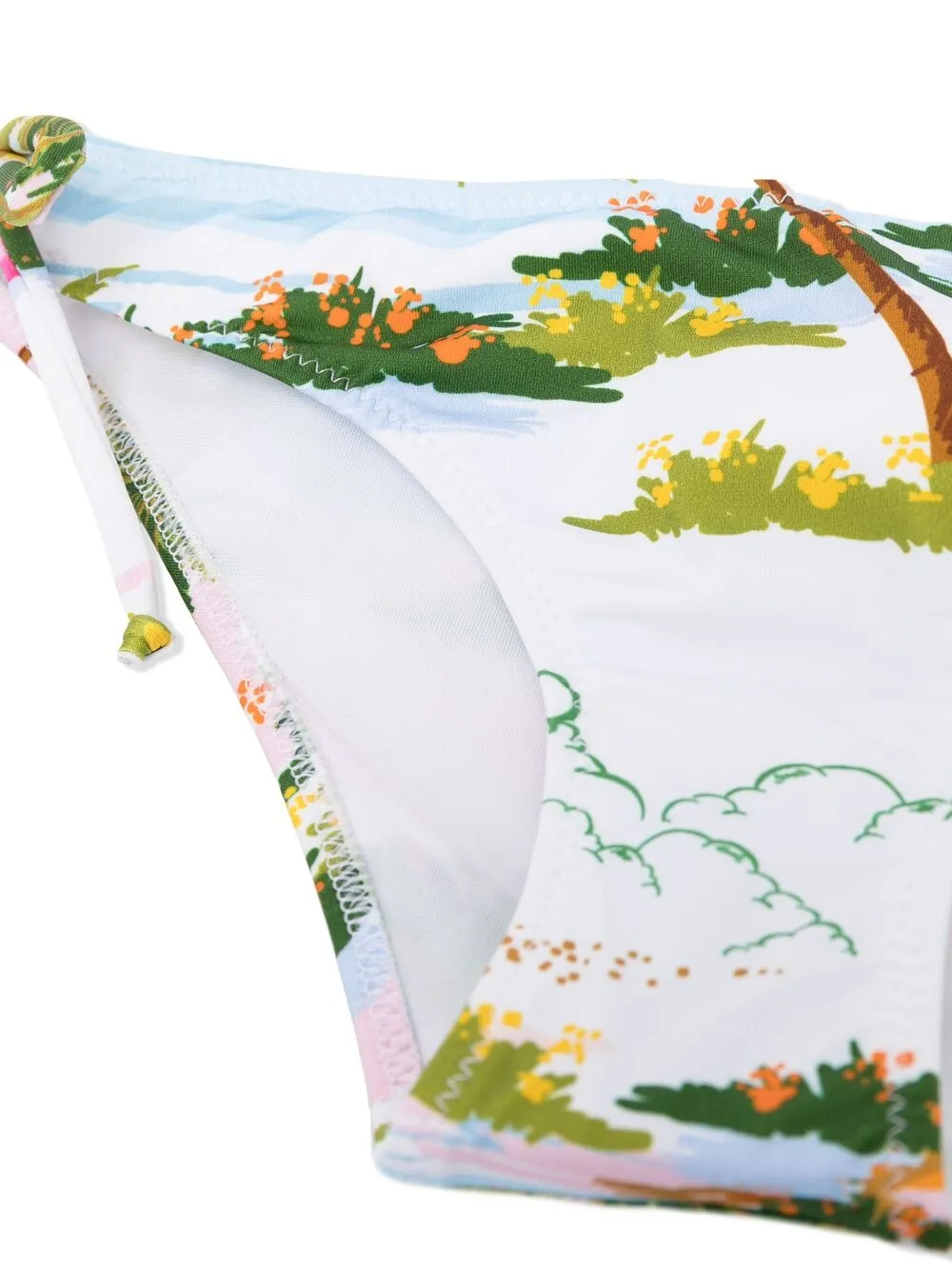 MC2 Saint Barth Kids Bikini met print Blauw