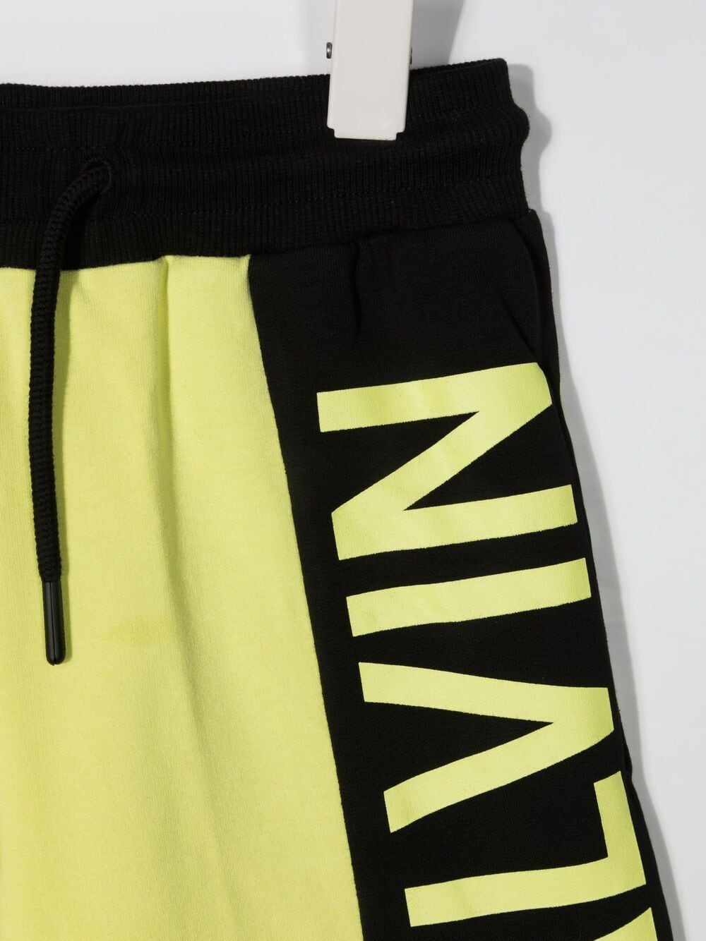 Shop Calvin Klein Logo-print Track Shorts In Yellow