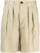 Image 1 of Closed pleated shorts