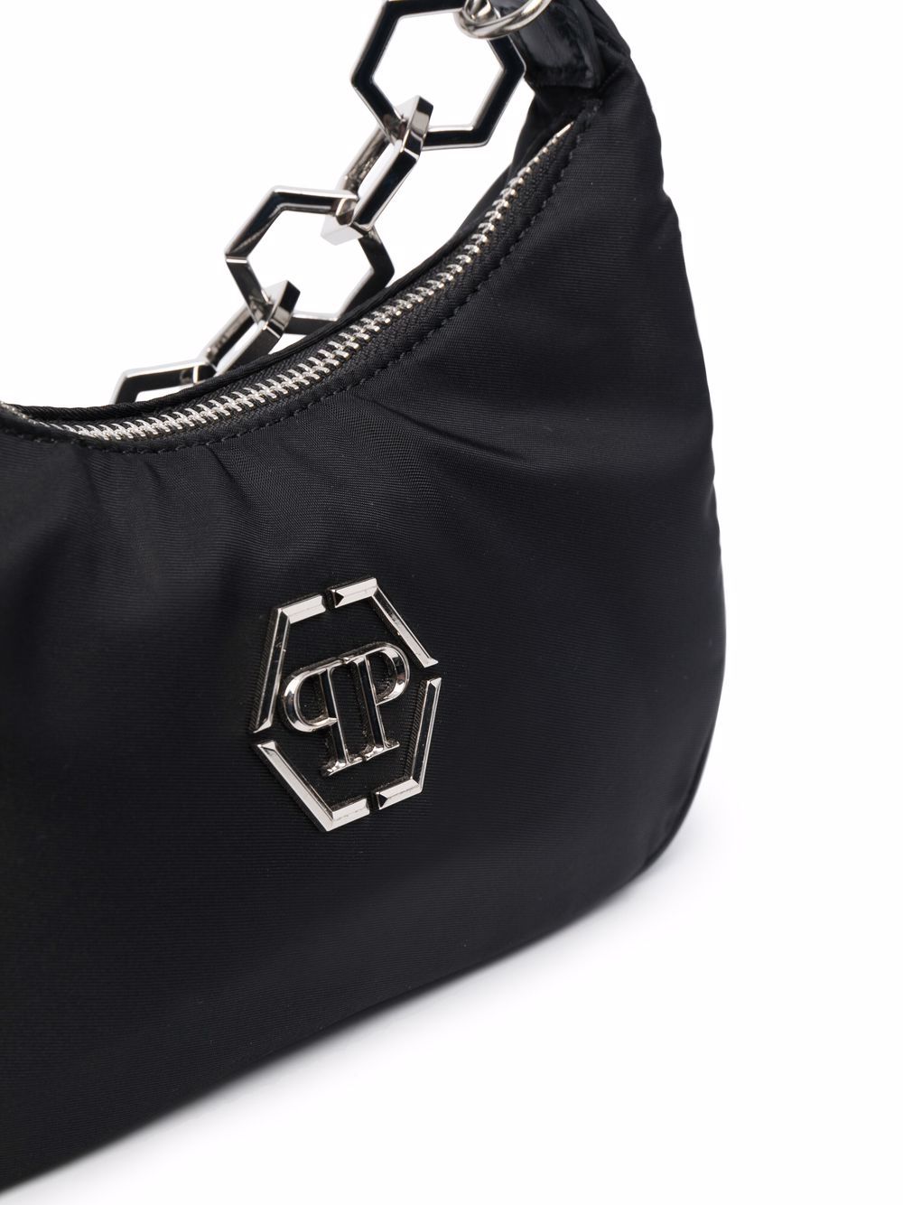 Philipp Plein Hexagonal Chain-link Shoulder Bag In Schwarz | ModeSens