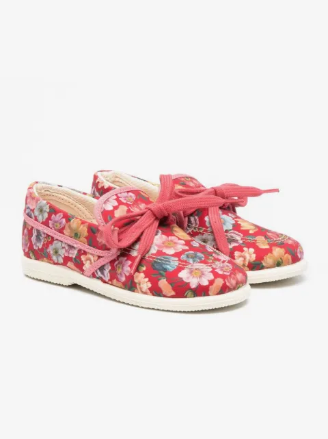 Pèpè floral print bow-embellished loafers