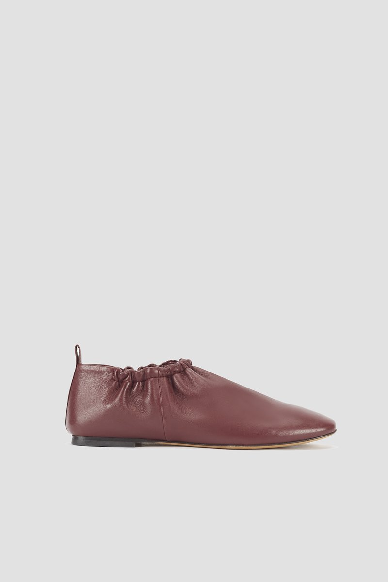 Ruched Slipper-purple #0 Ruched Slipper, null- 0