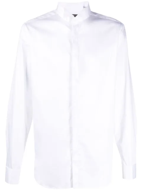 Corneliani long-sleeved cotton shirt