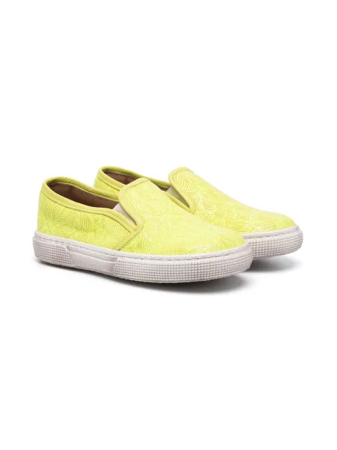 Pèpè palm tree print slip-on sneakers