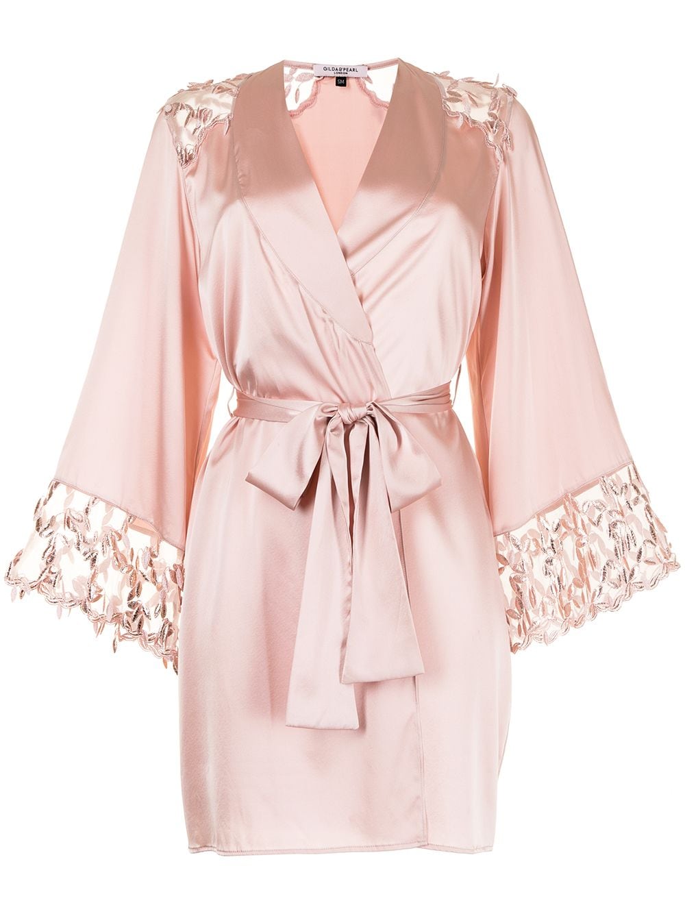 Shop Gilda & Pearl Tallulah Short Robe In Pink