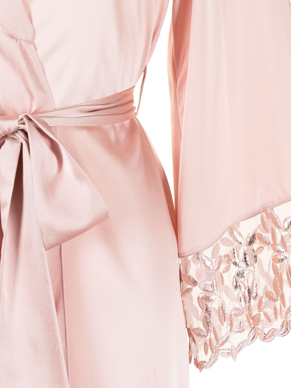 Shop Gilda & Pearl Tallulah Short Robe In Pink