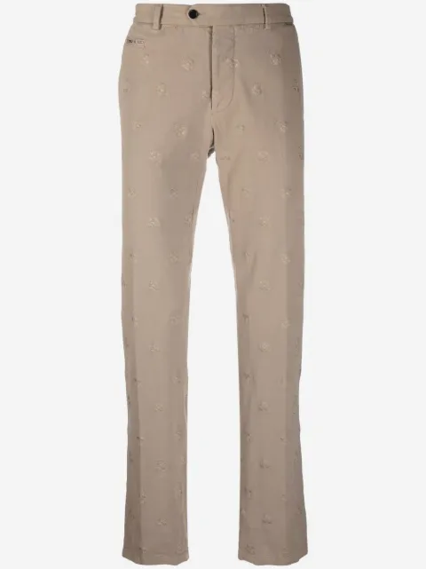 Philipp Plein pantalones con motivo Skull