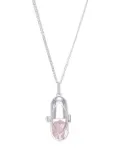 Capsule Eleven capsule crystal pendant necklace - Silver