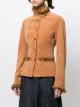 Chanel Pre-Owned corduroy single-breasted jacket