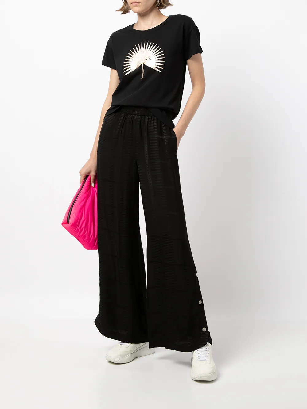 фото Armani exchange футболка с графичным принтом