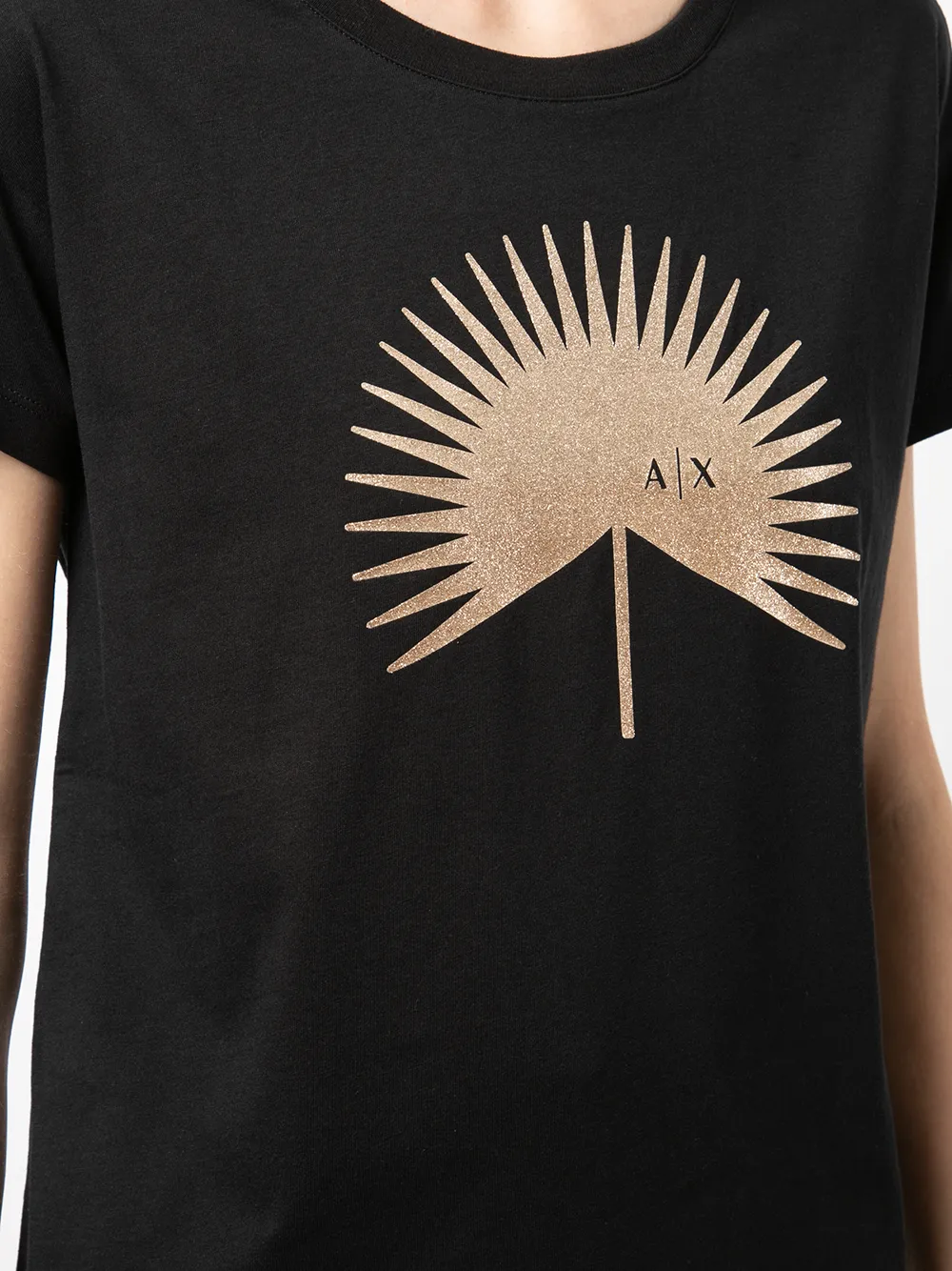 фото Armani exchange футболка с графичным принтом