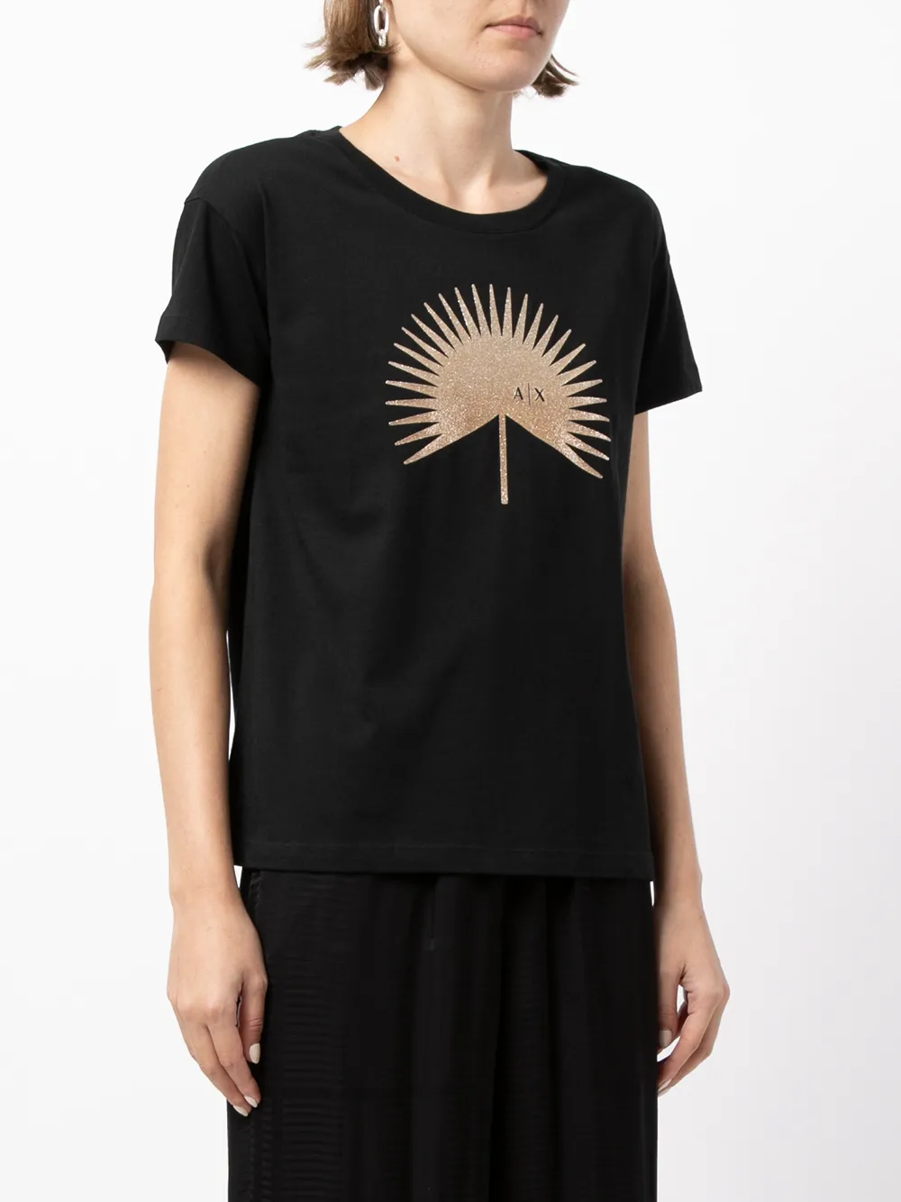 фото Armani exchange футболка с графичным принтом