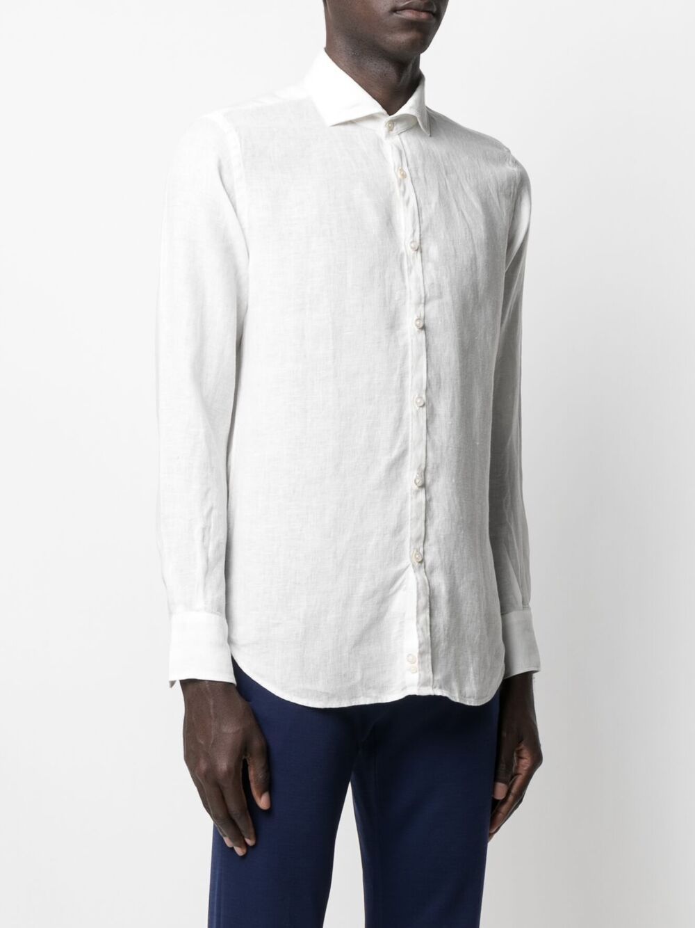 Canali long-sleeved Chenille Shirt - Farfetch