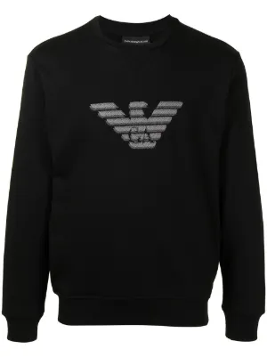 armani sweatshirt grey
