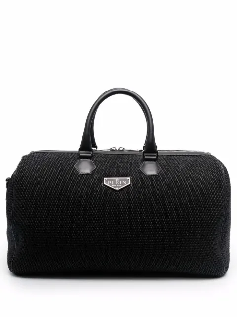 Philipp Plein 로고 장식 미디엄 트래블 백 | 전 세계 럭셔리... 배송, 간편한 무료 반품 Philipp Plein 로고 장식 미디엄 트래블 백 - Farfetch