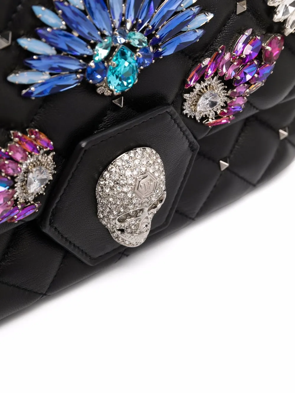 фото Philipp plein сумка на плечо с брошью