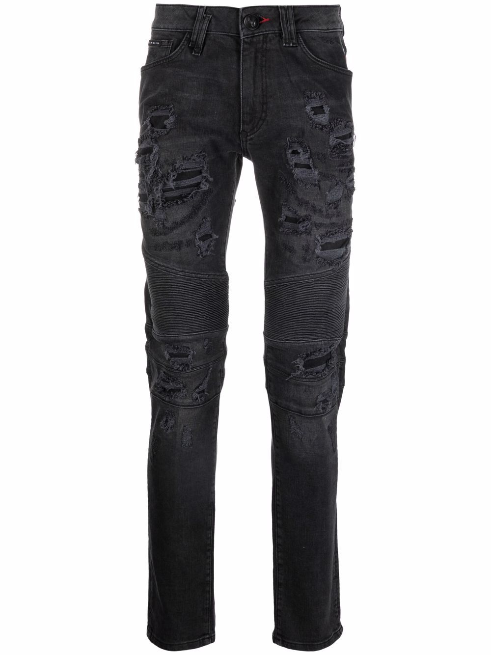 Philipp Plein slim-fit biker-style Jeans - Farfetch