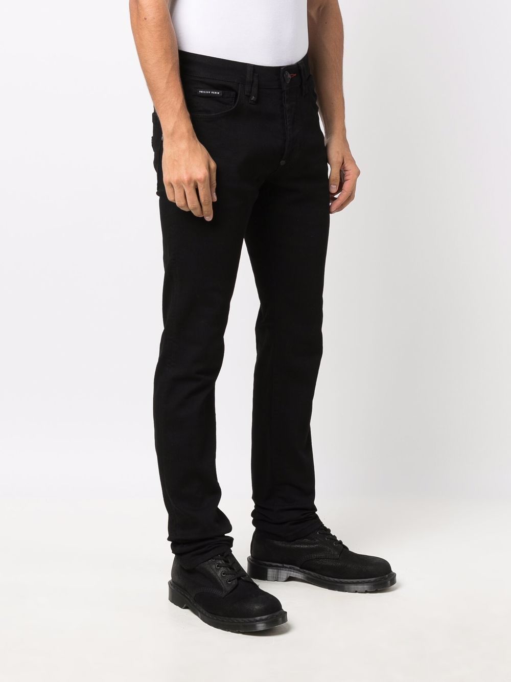 Philipp Plein Straight jeans Zwart