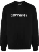 Image 1 of Carhartt WIP logo embroidered sweatshirt