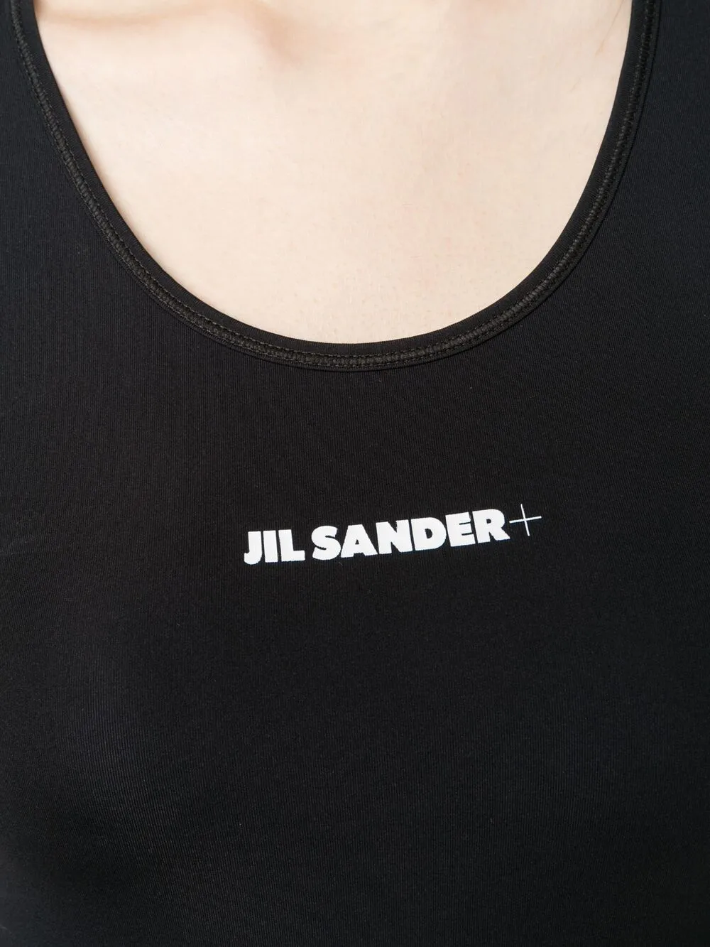 фото Jil sander топ без рукавов с логотипом