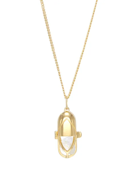 Capsule Eleven Collana con pendente in cristallo e quarzo