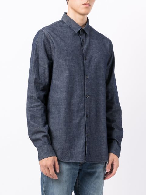 Armani Exchange Button Up Denim Shirt Farfetch