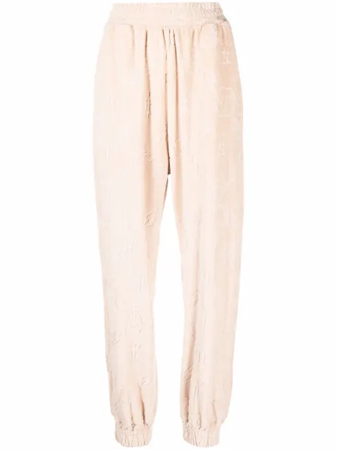 Philipp Plein monogram elasticated-waist joggers