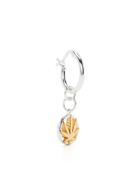 True Rocks arracadas Marijuana Leaf