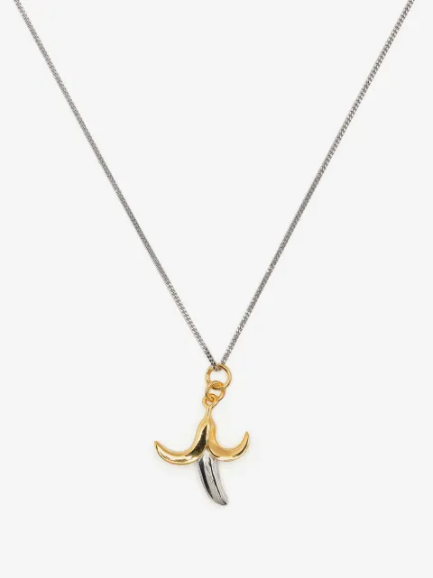 True Rocks two-tone banana-charm necklace