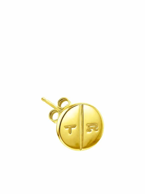 True Rocks round pill stud earring