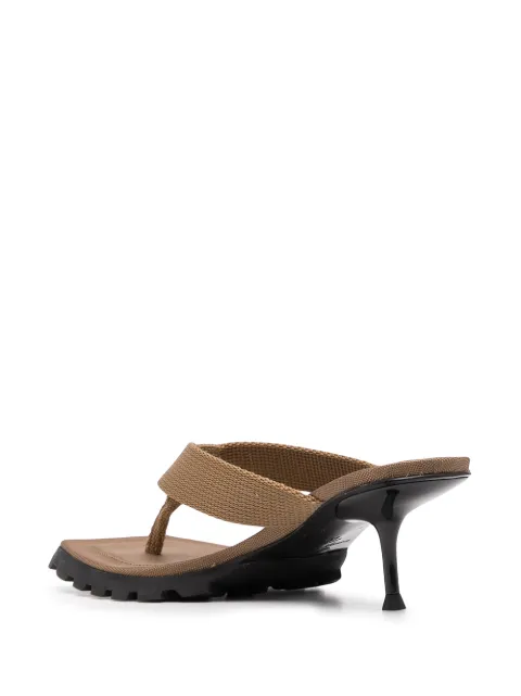 alexander wang jessie lug sole thong sandals