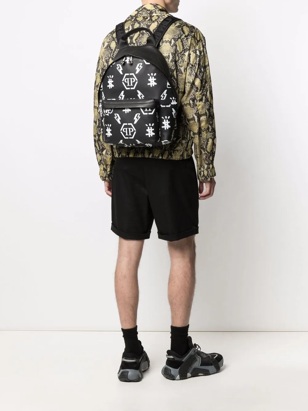 фото Philipp plein рюкзак с монограммой