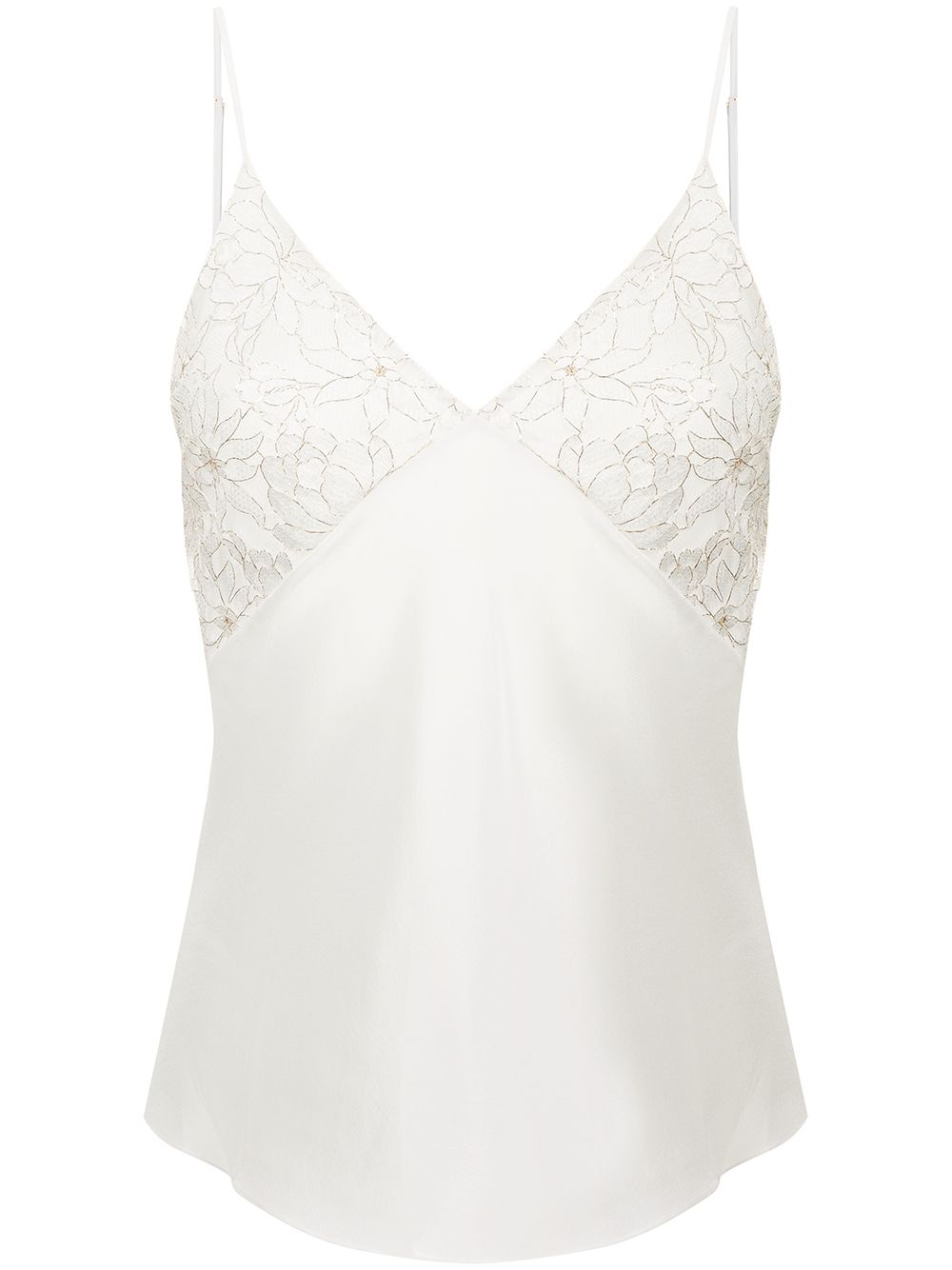 Gilda & Pearl Candlelight Camisole Shorts Set In White