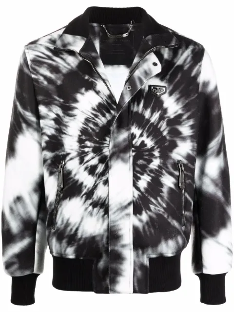 Philipp Plein veste bomber à imprimé tie dye