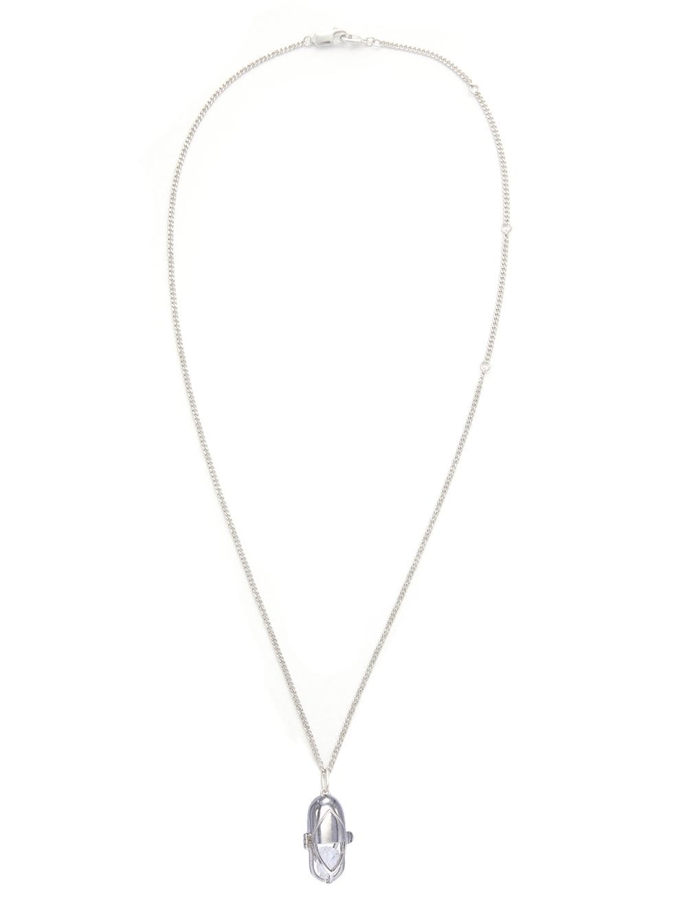 Shop Capsule Eleven Capsule Crystal Pendant Necklace In Silber