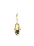 Capsule Eleven black tourmaline capsule crystal hoop earring - Gold