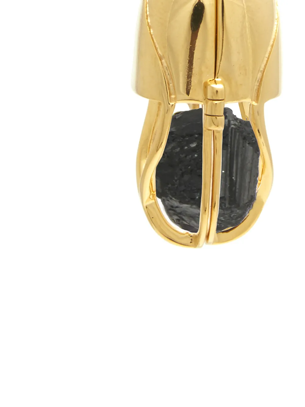 Capsule Eleven Oorring met kristal - Goud