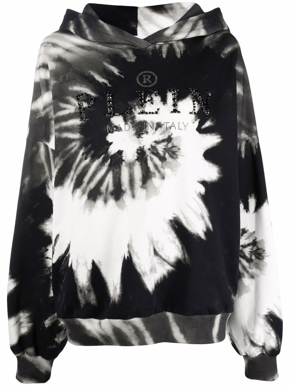 Image 1 of Philipp Plein tie dye print hoodie