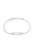 True Rocks safety pin charm bracelet - Silver