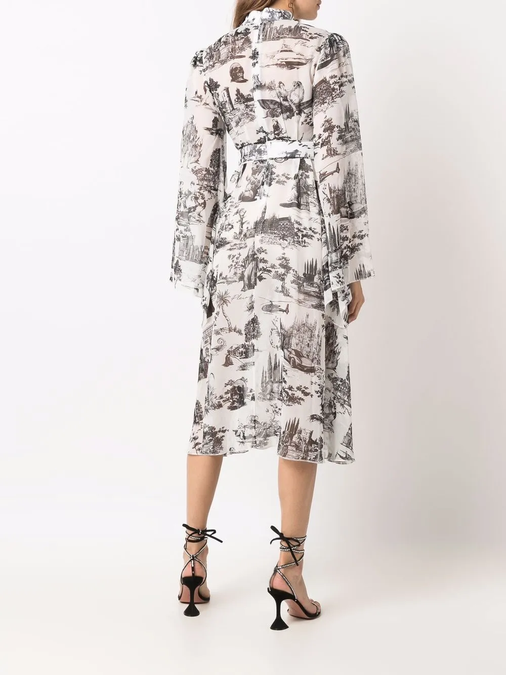 Philipp Plein Zijden maxi-jurk Zwart