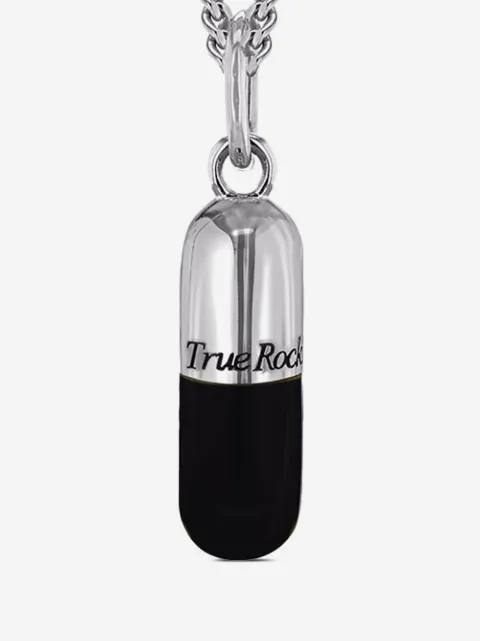 True Rocks pill pendant necklace