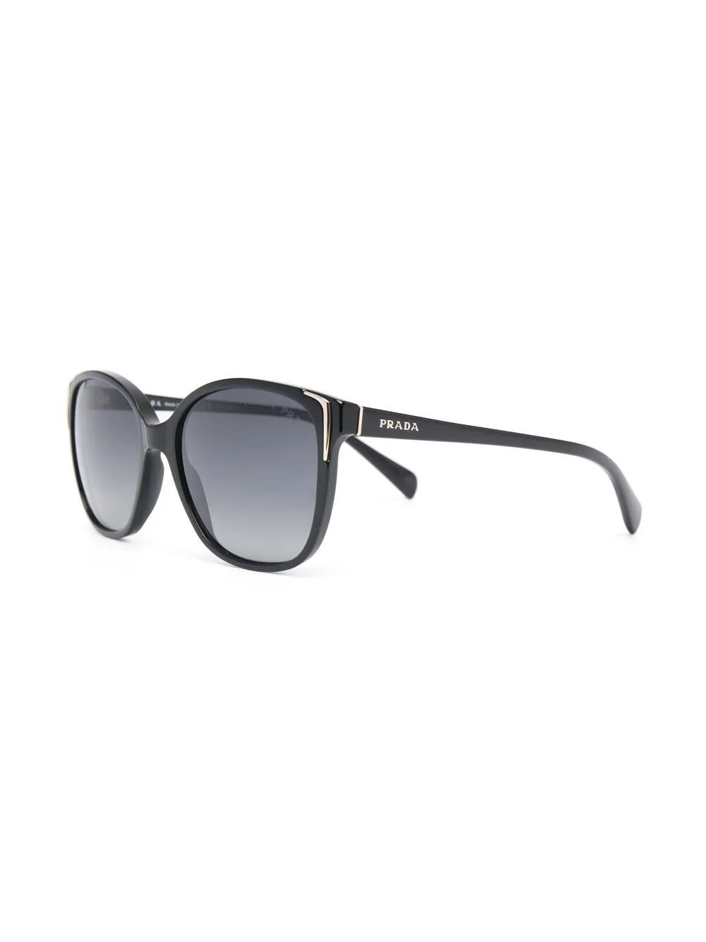 Prada Eyewear Zonnebril met vierkant montuur - Zwart