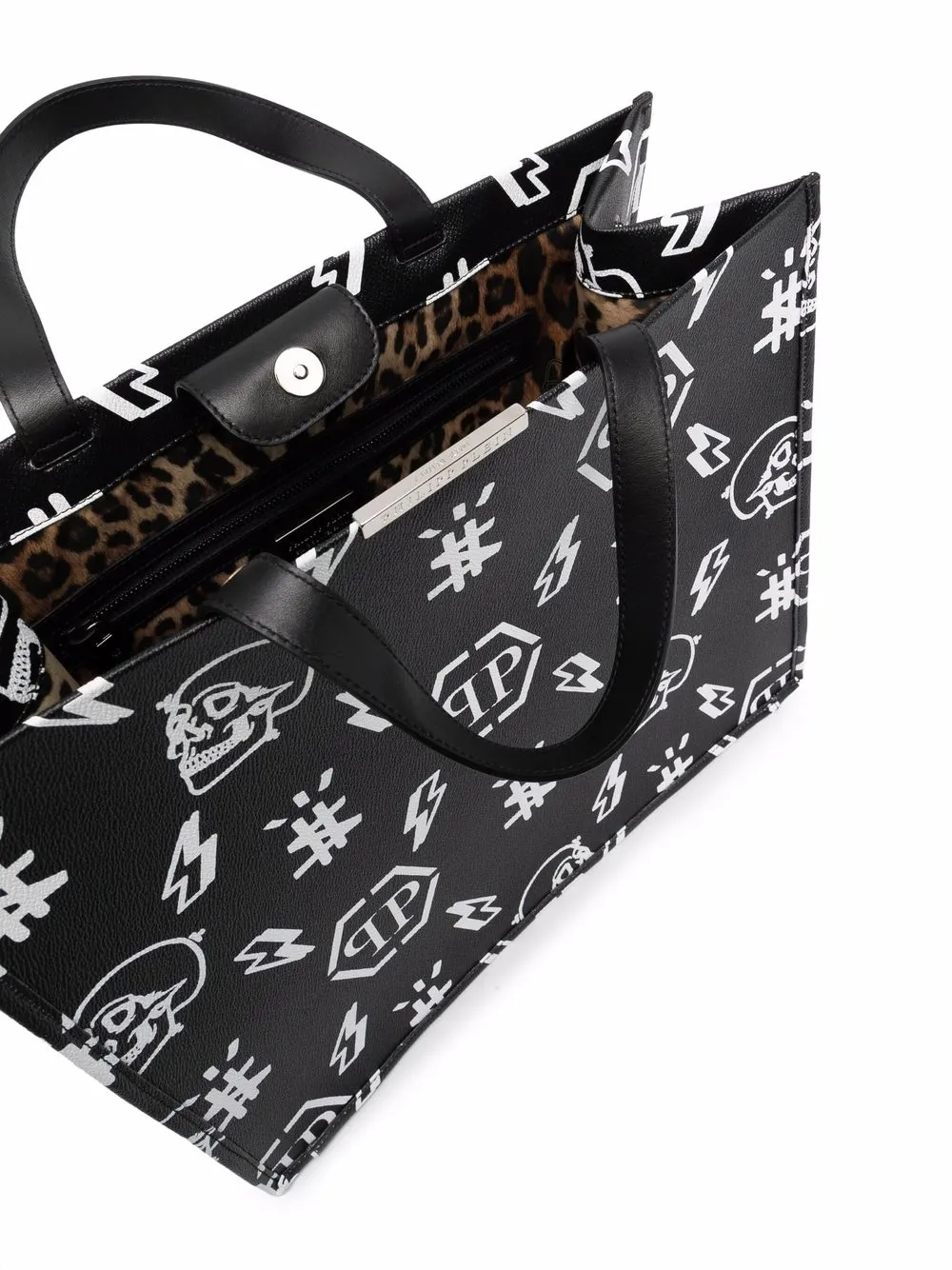 фото Philipp plein сумка-тоут с монограммой